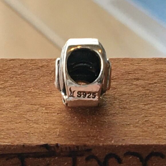 Sterling Silver Charm Red Cubic Zirconia 925 Heart Bead Fits Pandora Bracelet - Picture 2 of 9